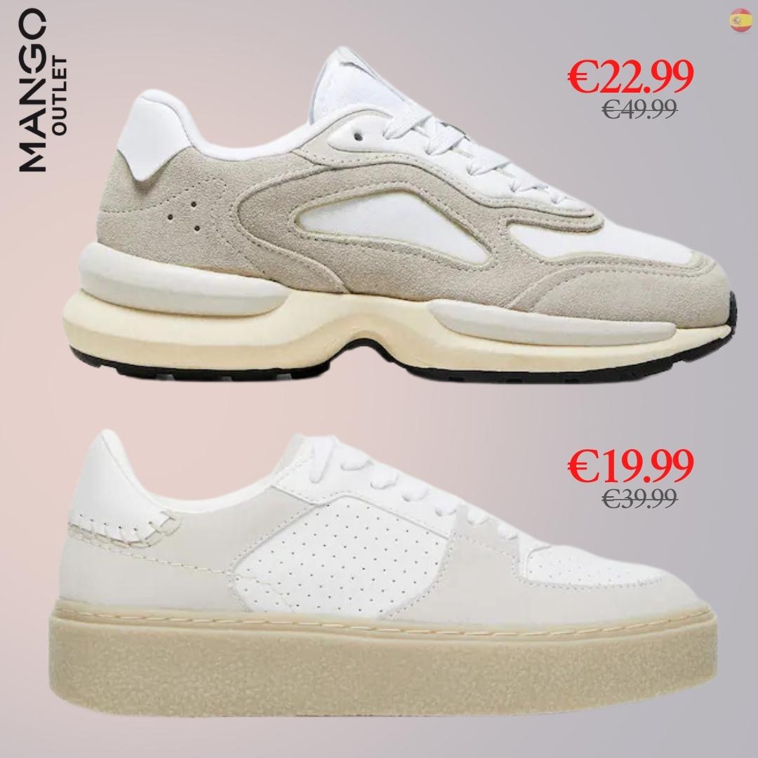 📍 € 19.99 Кроссовки. https://www.<b>mangooutlet</b>.com/es/mujer/zapatos-deportiv...