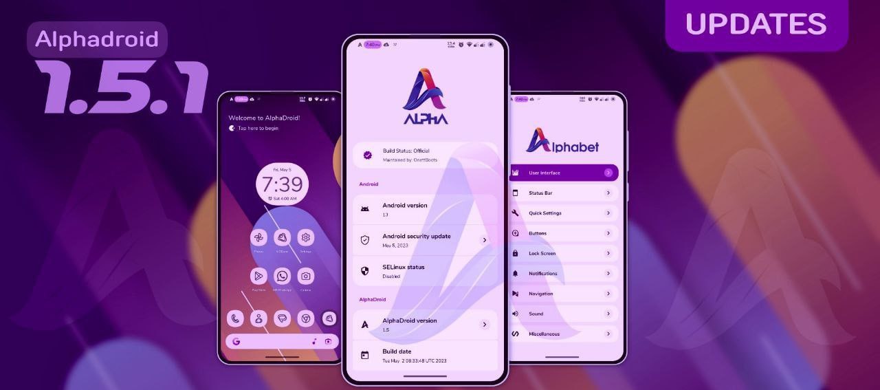 4. Crdroid 7. Alphadroid. Alpha droid os. Datalore logo.