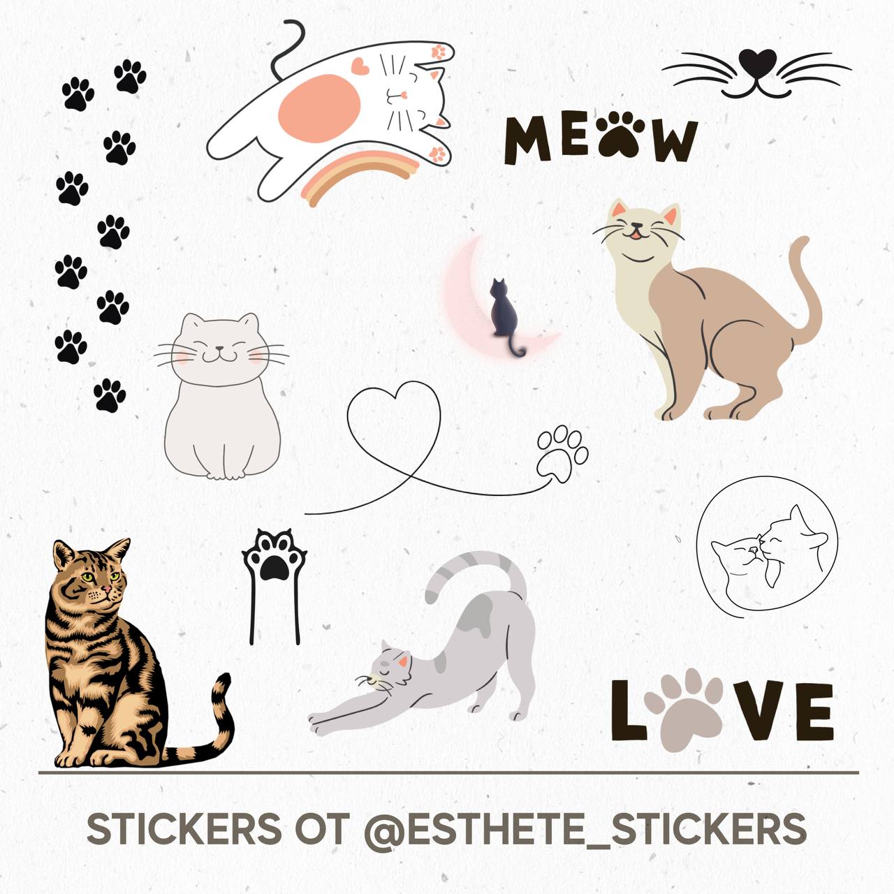 "🕊️Эстетичные стикеры" — @esthete_stickers Telegram-kanali — TGStat