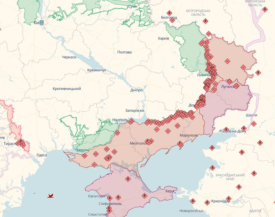 Карта войны на украине deep state