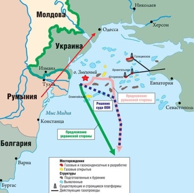 Остров змеиный на карте в черном море