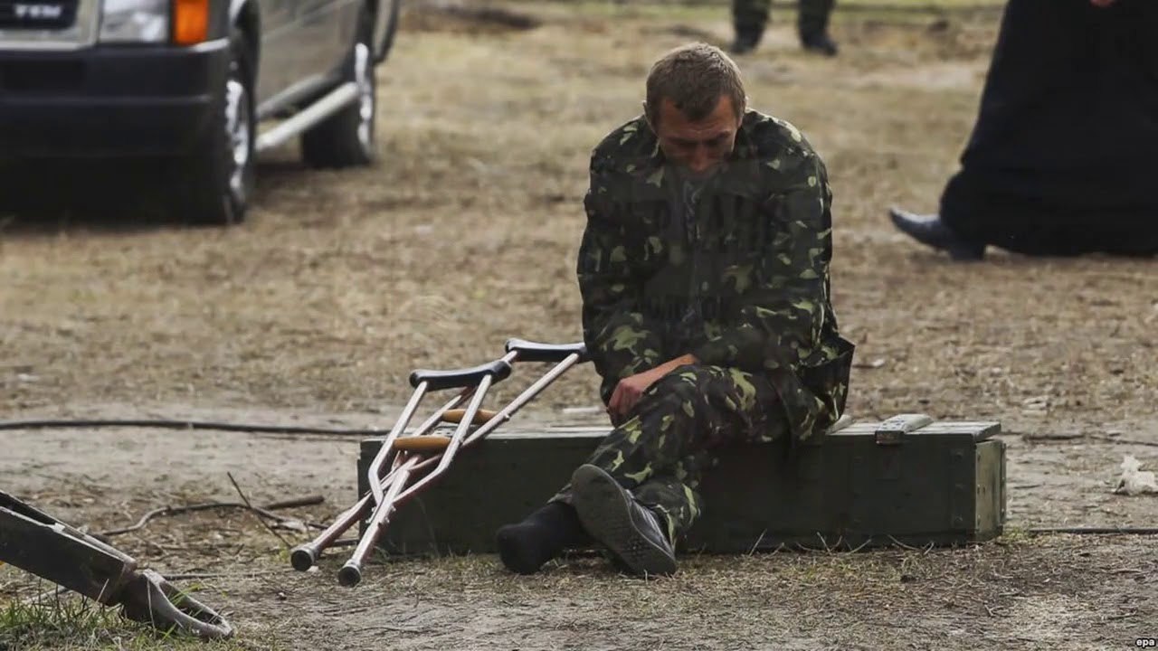 Военнослужащие инвалиды. Украинские военные инвалиды.