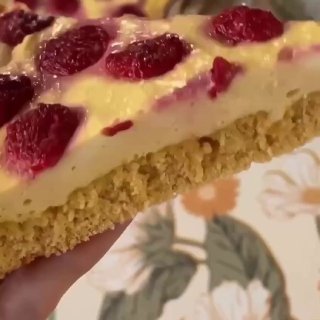 Немецкий торт с творогом и малиной Himbeer Quark torte